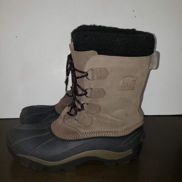 Sorel LM1149-255 Men\'s Lace Up Olive-beige Snow Boots 46 EUR/13 US main image 14